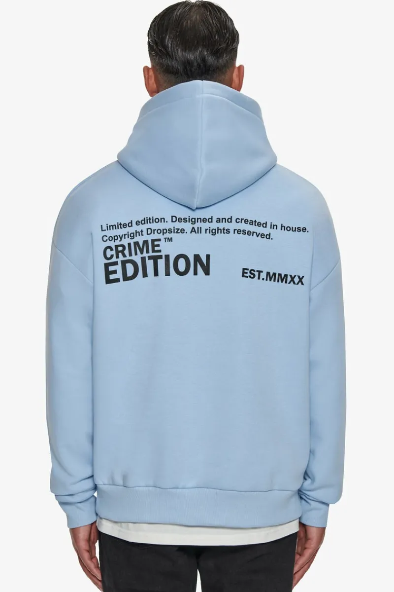 Hoodie<Dropsize Heavy Oversize Crime Edition Hoodie Baby Blue