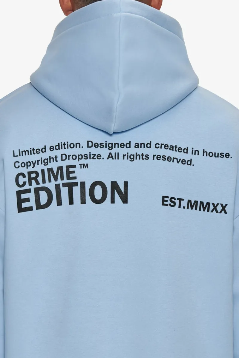 Hoodie<Dropsize Heavy Oversize Crime Edition Hoodie Baby Blue