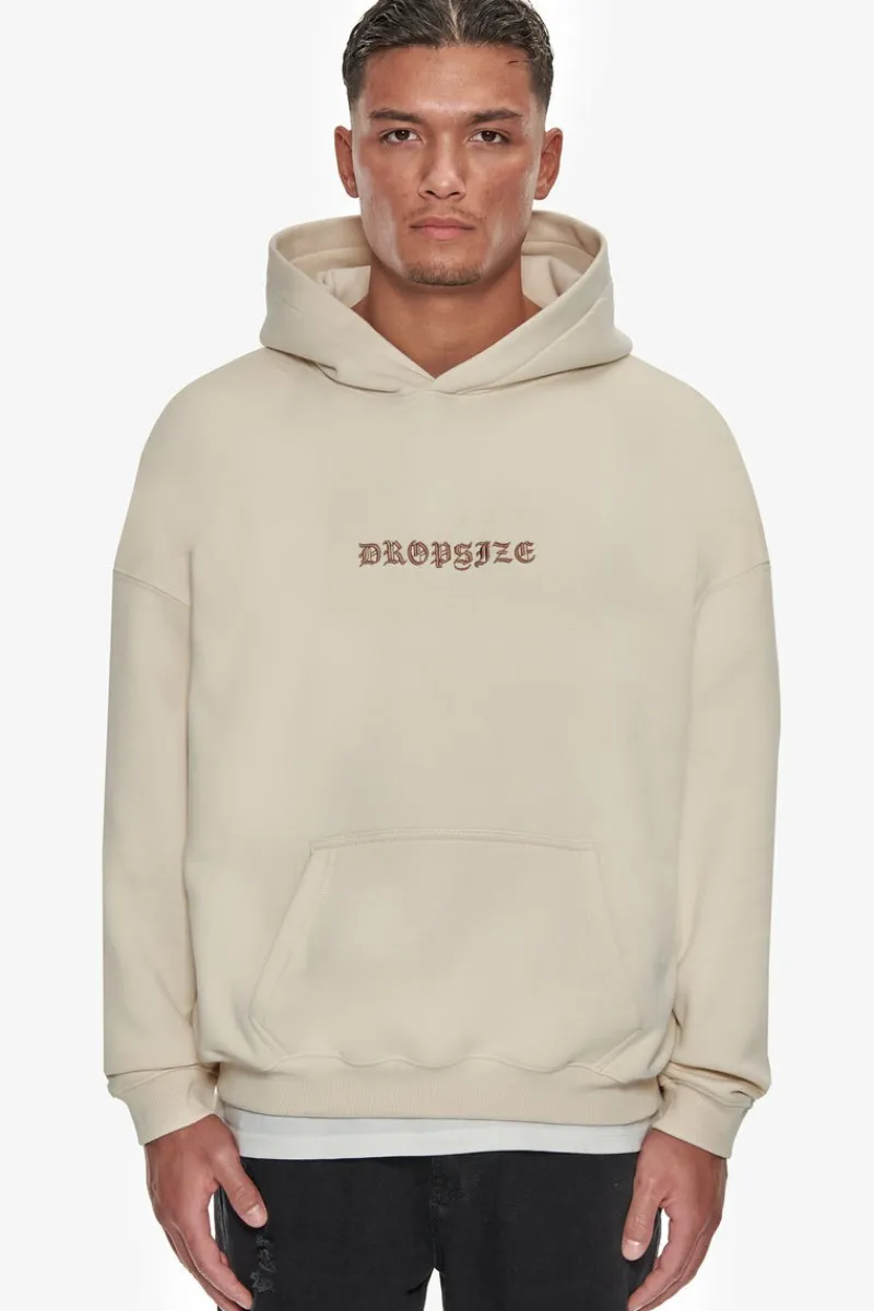 Hoodie<Dropsize Heavy Oversize Crime Hoodie Coconut Milk