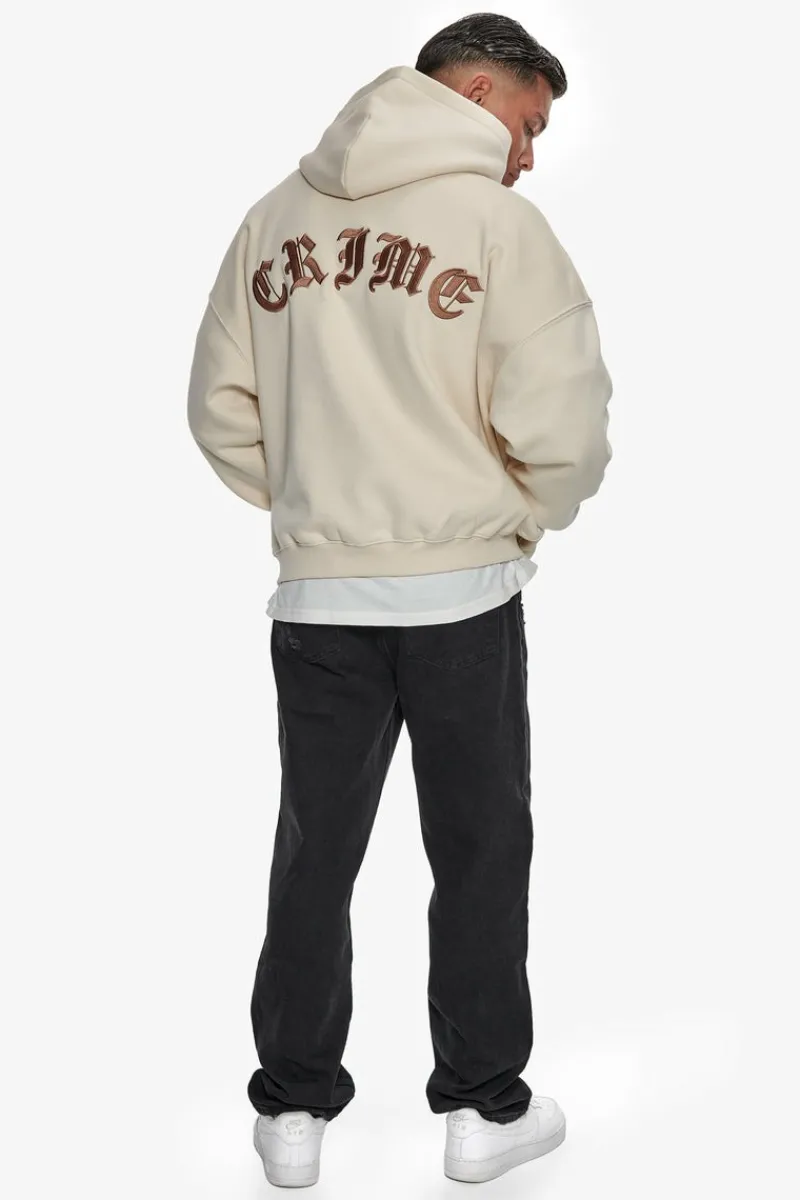 Hoodie<Dropsize Heavy Oversize Crime Hoodie Coconut Milk