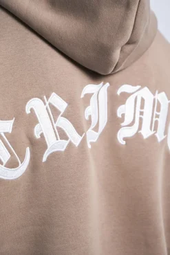 Hoodie<Dropsize Heavy Oversize Crime Hoodie Silver Mink