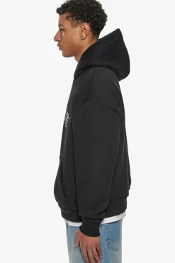 Hoodie<Dropsize Heavy Oversize Crime Outline Hoodie Black