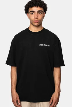 T-Shirt<Dropsize Heavy Oversize Crime T-Shirt Black
