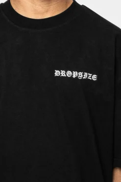 T-Shirt<Dropsize Heavy Oversize Crime T-Shirt Black