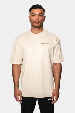 T-Shirt<Dropsize Heavy Oversize Crime T-Shirt Coconut Milk