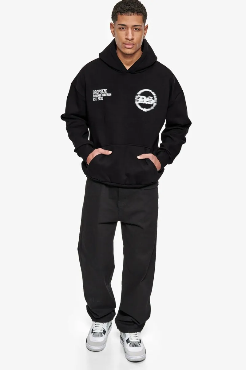 Hoodie<Dropsize Heavy Oversize Designed In Berlin Hoodie Black