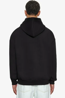 Hoodie<Dropsize Heavy Oversize D Logo Hoodie Black