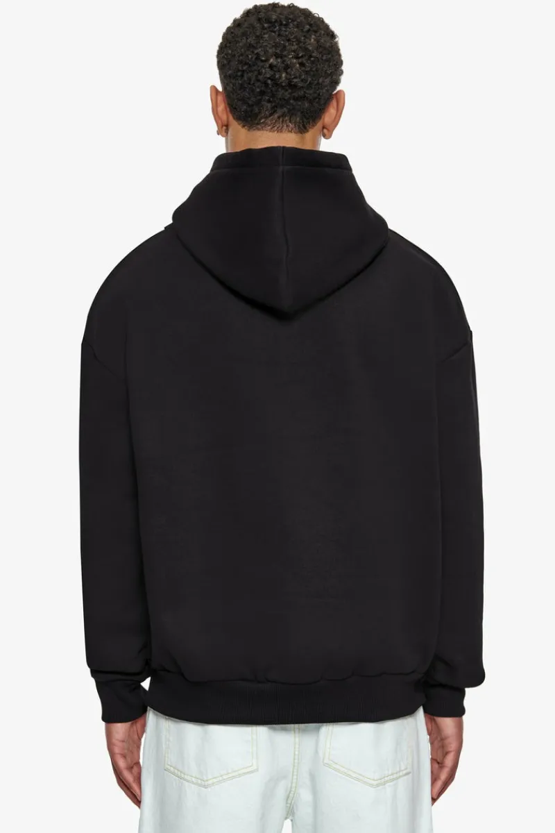 Hoodie<Dropsize Heavy Oversize D Logo Hoodie Black