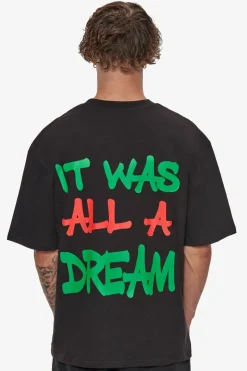 T-Shirt<Dropsize Heavy Oversize Dream T-Shirt Black