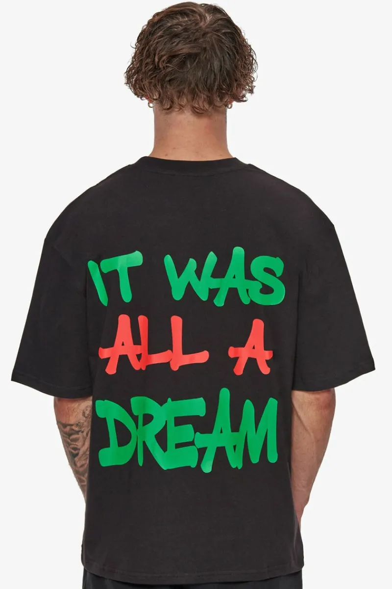 T-Shirt<Dropsize Heavy Oversize Dream T-Shirt Black
