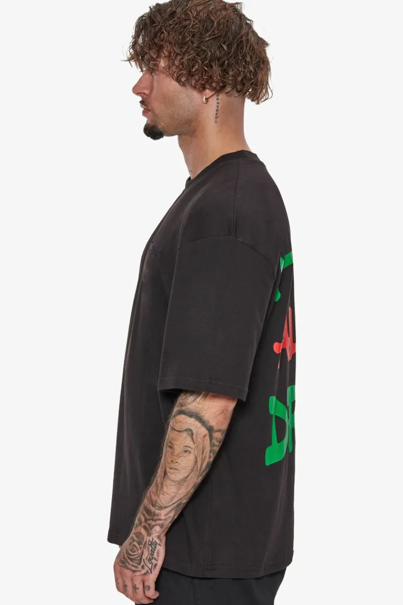 T-Shirt<Dropsize Heavy Oversize Dream T-Shirt Black