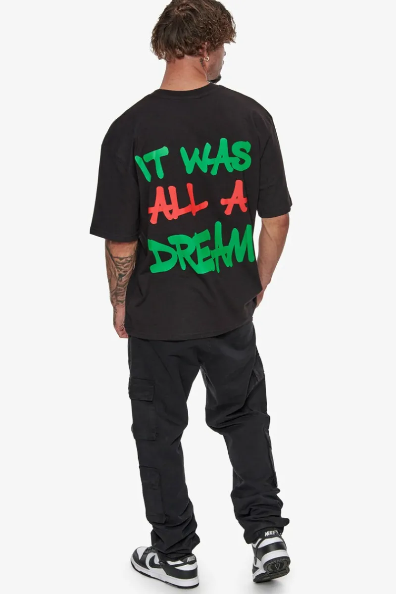 T-Shirt<Dropsize Heavy Oversize Dream T-Shirt Black