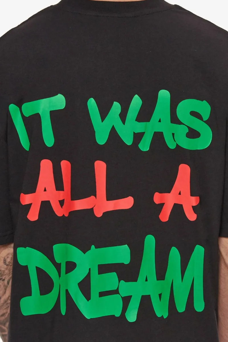 T-Shirt<Dropsize Heavy Oversize Dream T-Shirt Black