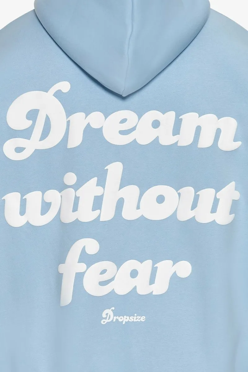 Zipper<Dropsize Heavy Oversize Dream Without Fear Zip Hoodie Baby Blue