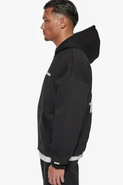 Zipper<Dropsize Heavy Oversize Dream Without Fear Zip Hoodie Black