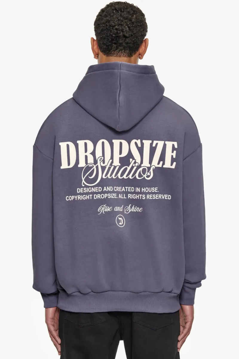 Hoodie<Dropsize Heavy Oversize Studios Hoodie Granite