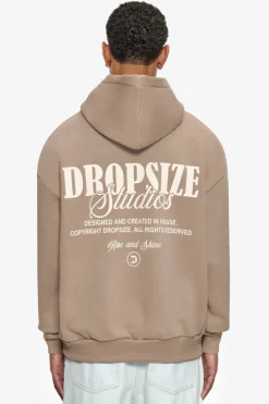 Hoodie<Dropsize Heavy Oversize Studios Hoodie Silvermink/Coconut