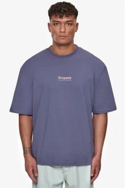 T-Shirt<Dropsize Heavy Oversized World Wide T-Shirt Granite
