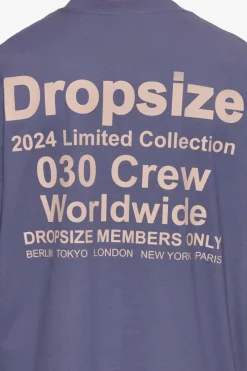 T-Shirt<Dropsize Heavy Oversized World Wide T-Shirt Granite