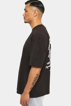 T-Shirt<Dropsize Heavy Oversize Eagle T-Shirt Washed Black