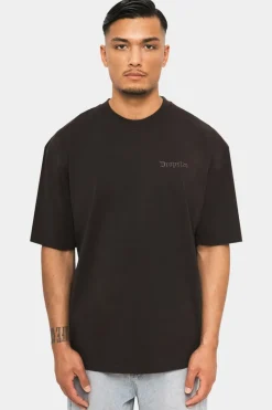 T-Shirt<Dropsize Heavy Oversize Eagle T-Shirt Washed Black