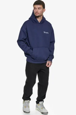 Hoodie<Dropsize Heavy Oversize Embo Hoodie Black Iris