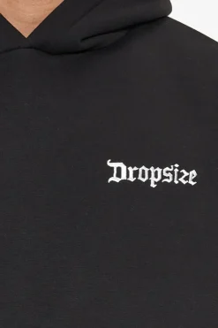 Hoodie<Dropsize Heavy Oversize Embo Hoodie Black