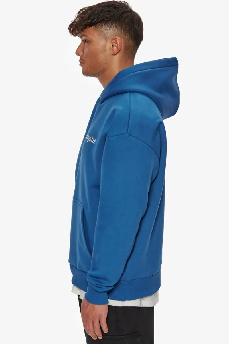 Hoodie<Dropsize Heavy Oversize Embo Hoodie Blue