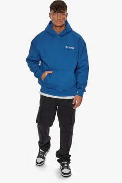 Hoodie<Dropsize Heavy Oversize Embo Hoodie Blue