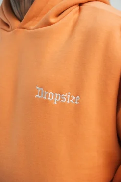 Hoodie<Dropsize Heavy Oversize Embo Hoodie Coral