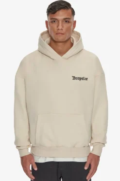 Hoodie<Dropsize Heavy Oversize Embo Hoodie Coconut Milk