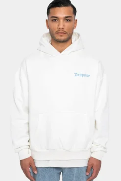Hoodie<Dropsize Heavy Oversize Embo Hoodie Cream/Babyblue