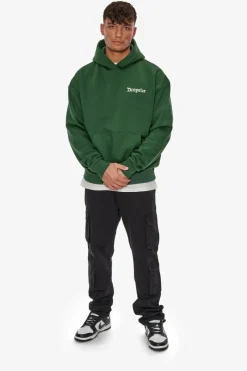 Hoodie<Dropsize Heavy Oversize Embo Hoodie Dark Green