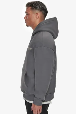 Hoodie<Dropsize Heavy Oversize Embo Hoodie Grey / Cream