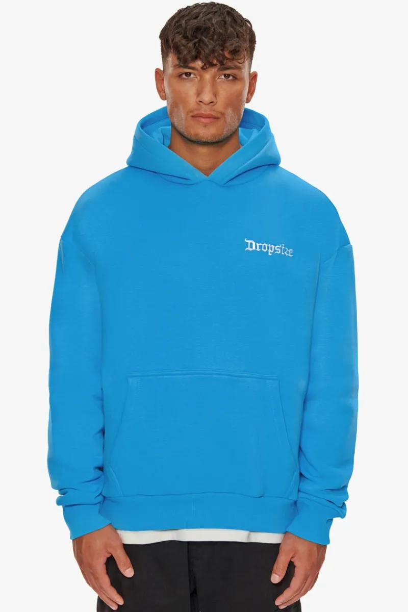 Hoodie<Dropsize Heavy Oversize Embo Hoodie Light Blue