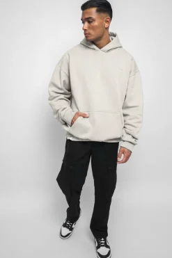 Hoodie<Dropsize Heavy Oversize Embo Hoodie Moon Beam