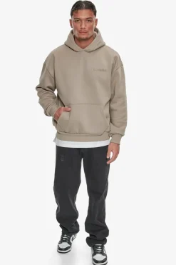Hoodie<Dropsize Heavy Oversize Embo Hoodie Simply Taupe