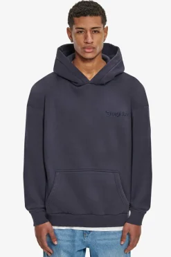 Hoodie<Dropsize Heavy Oversize Embo Hoodie Washed Navy