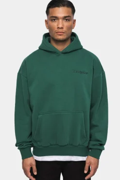 Hoodie<Dropsize Heavy Oversize Embo Hoodie Washed Green