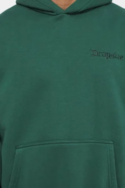 Hoodie<Dropsize Heavy Oversize Embo Hoodie Washed Green