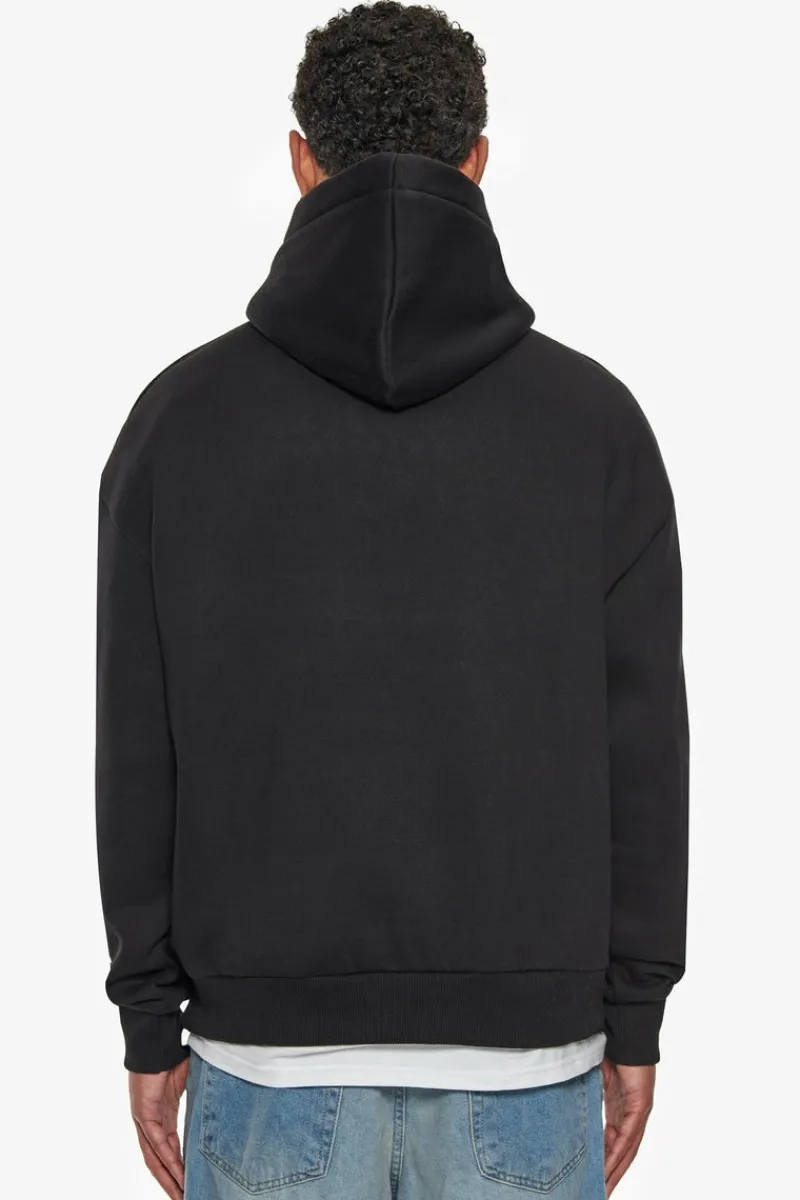 Hoodie<Dropsize Heavy Oversize Embossed Hoodie Black