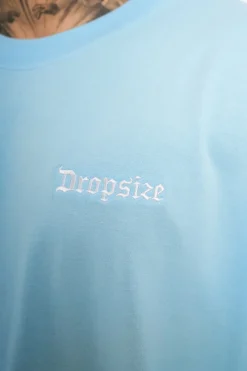 T-Shirt<Dropsize Heavy Oversize Embo T-Shirt Baby Blue