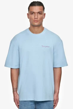 T-Shirt<Dropsize Heavy Oversize Embo T-Shirt Baby Blue