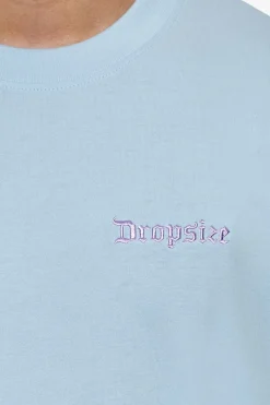 T-Shirt<Dropsize Heavy Oversize Embo T-Shirt Baby Blue