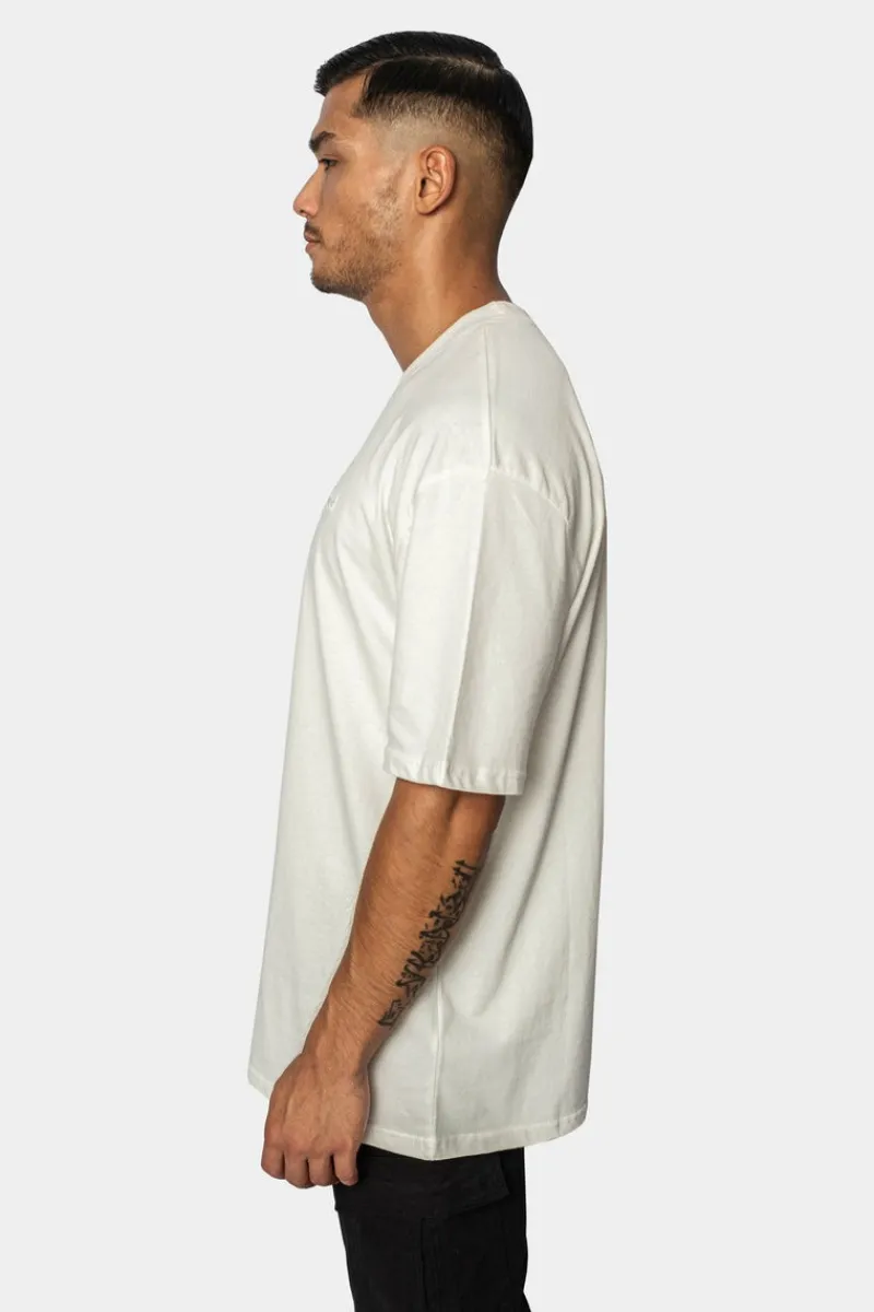 T-Shirt<Dropsize Heavy Oversize Embo T-Shirt Cream White