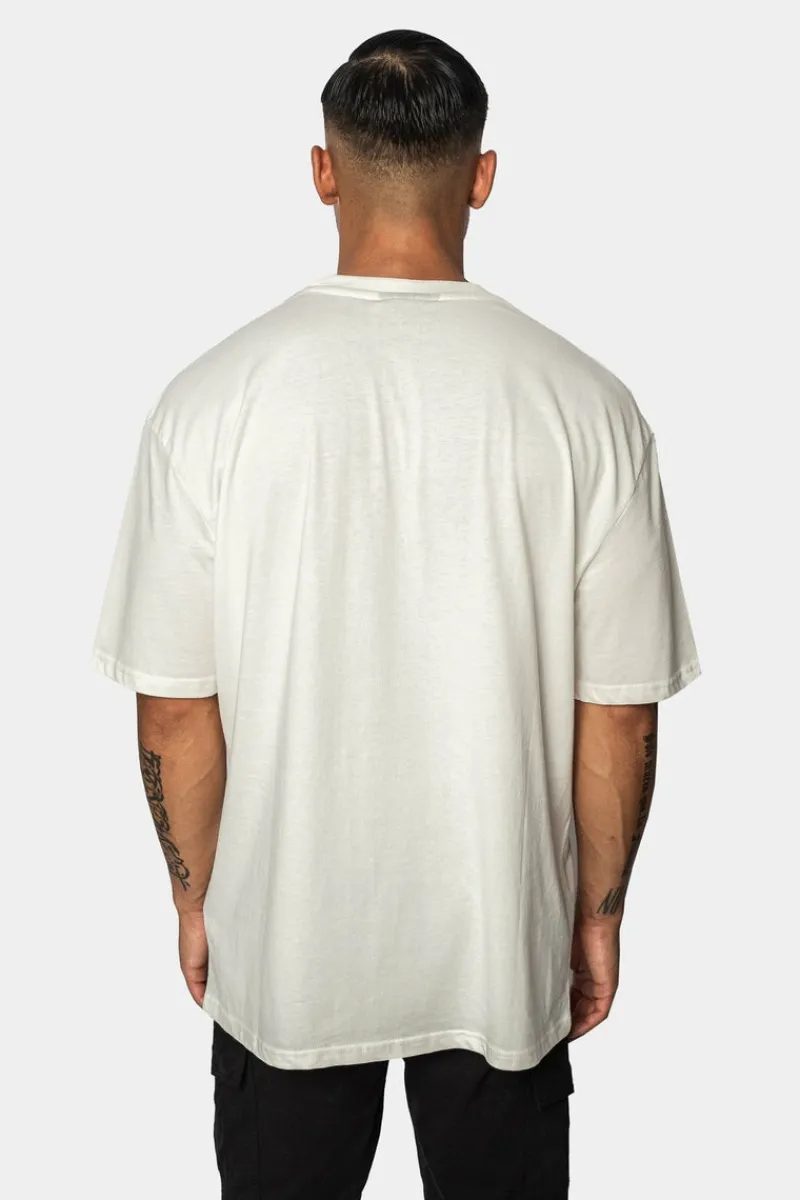 T-Shirt<Dropsize Heavy Oversize Embo T-Shirt Cream White