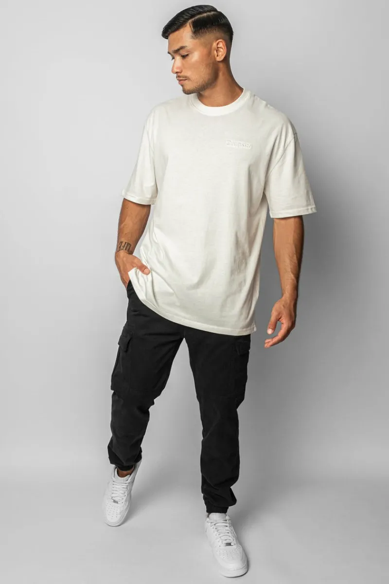 T-Shirt<Dropsize Heavy Oversize Embo T-Shirt Cream White