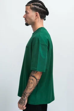 T-Shirt<Dropsize Heavy Oversize Embo T-Shirt Green