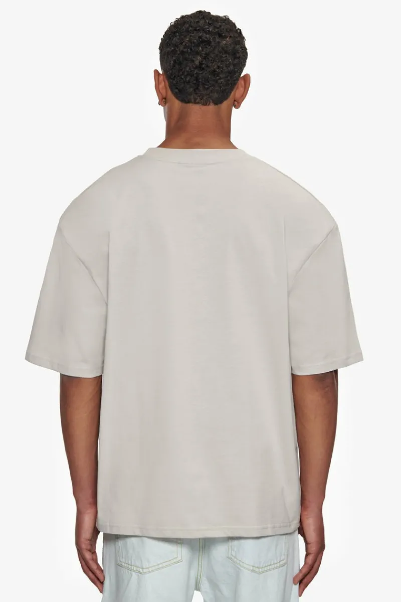 T-Shirt<Dropsize Heavy Oversize Embo T-Shirt Light Grey