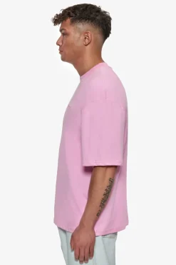 T-Shirt<Dropsize Heavy Oversize Embo T-Shirt Pink
